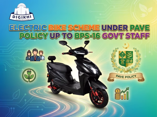 Electric Bike Scheme Under PAVE Policy Up to BPS-16 Govt Staff
