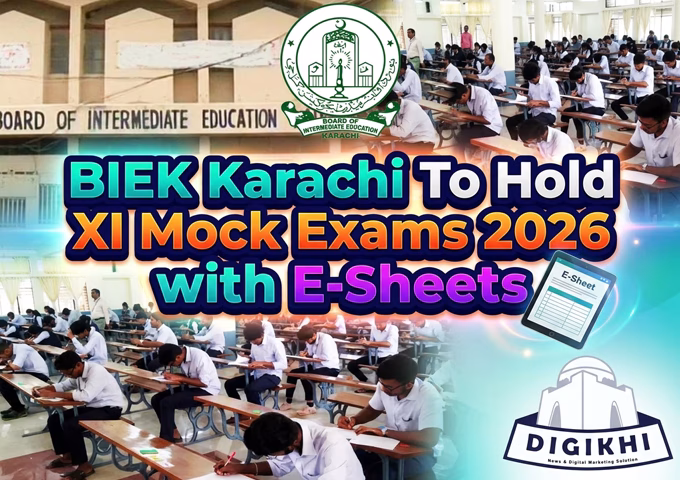 BIEK Karachi To Hold XI Mock Exam 2026 with E-Sheets.