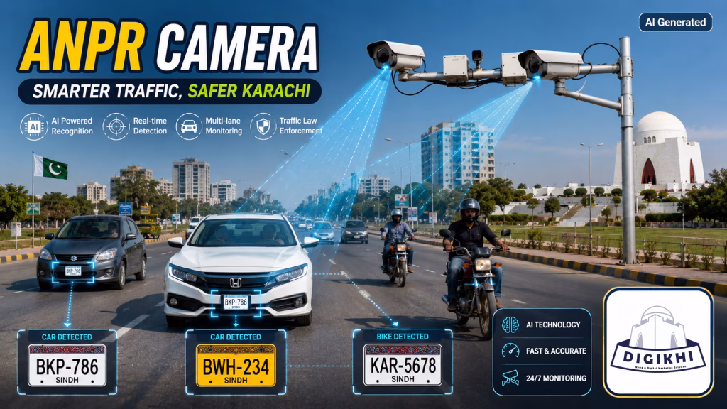 ANPR Camera for for AI Traffic Enforcement System in Karachi