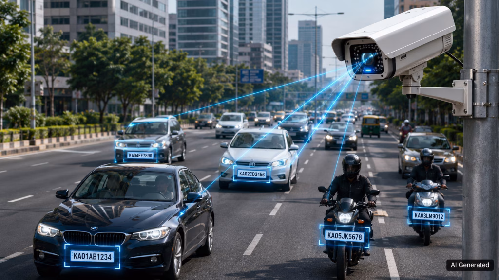 AI Traffic Enforcement System Camera