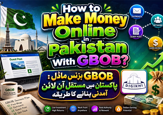 How to Make Money Online in Pakistan With GBOB.